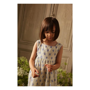 Louise Misha - Vestido de tirantes Aloisa Fleurie | Crema