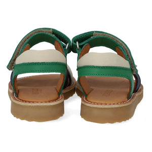 Angulus - Sandalias de doble tira | Verde Prado