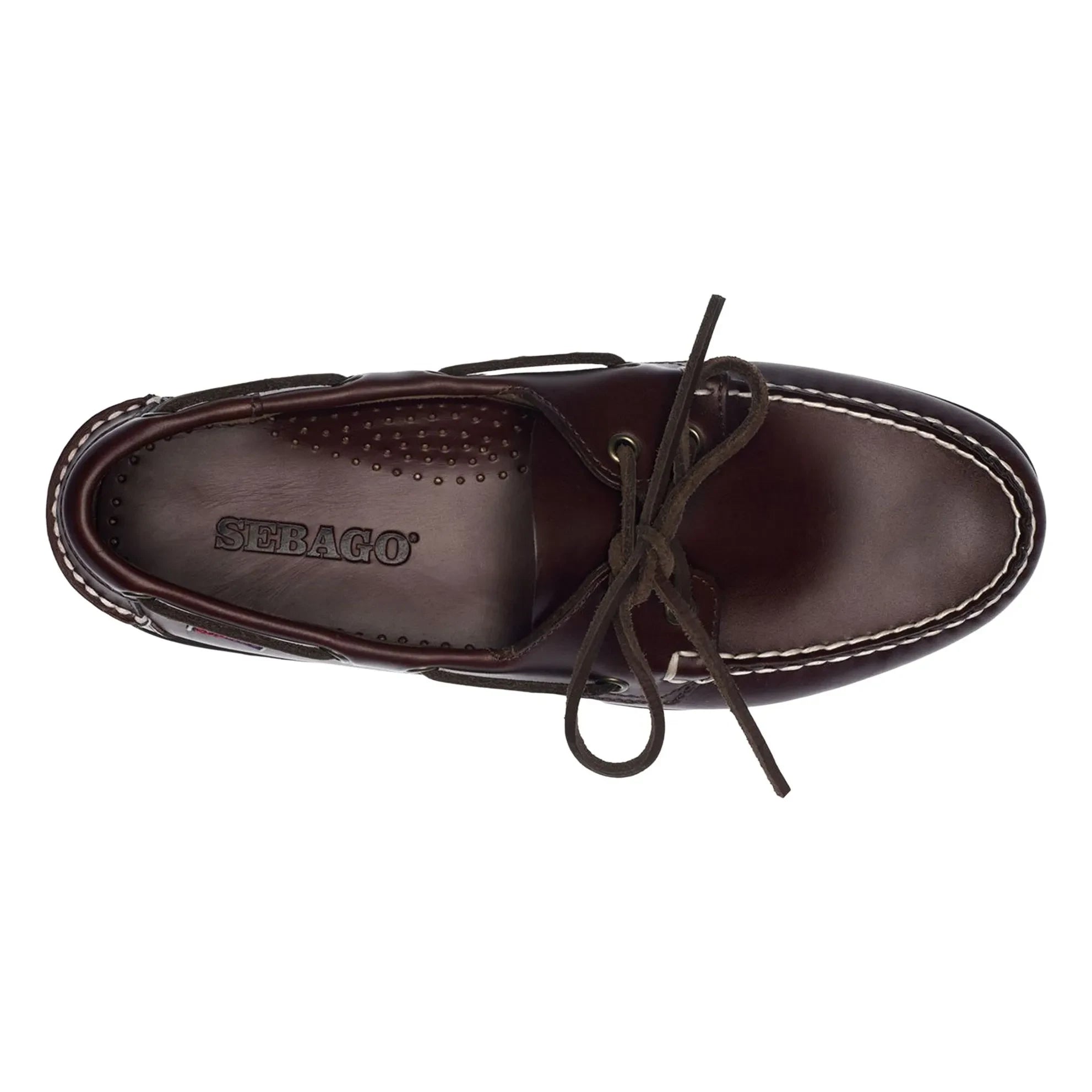Sebago - Docksides Portland Waxed Loafers | Marrón oscuro