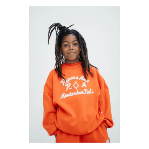 Repose AMS - Algodón orgánico cuello redondo | Naranja