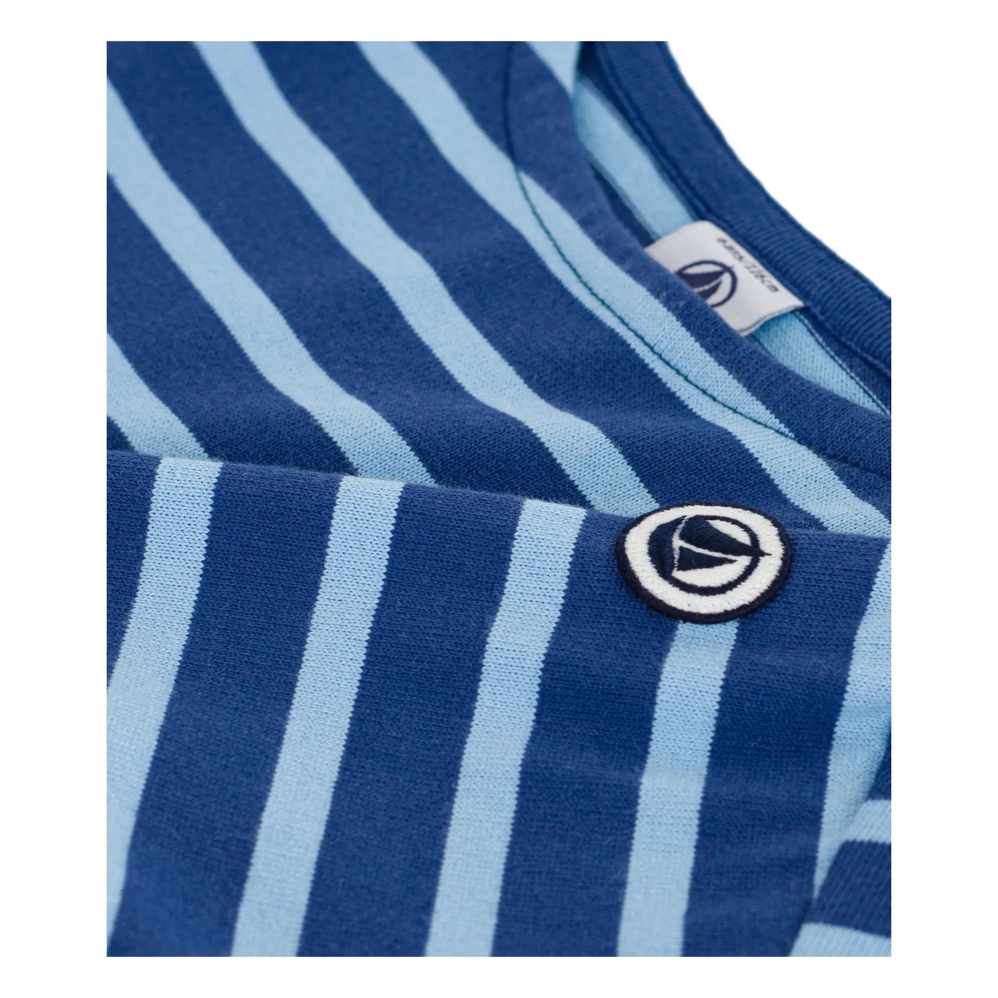 Petit Bateau - Camiseta con estampado de marinière | Azul