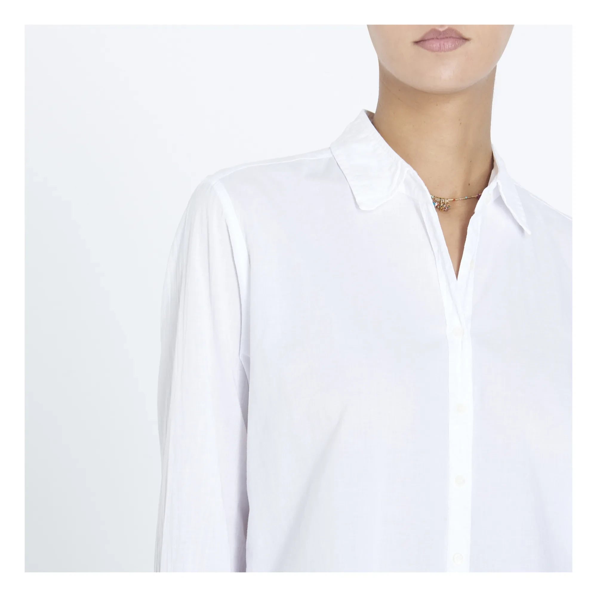 Xirena - Camisa Popelina de Algodón Beau | Blanca