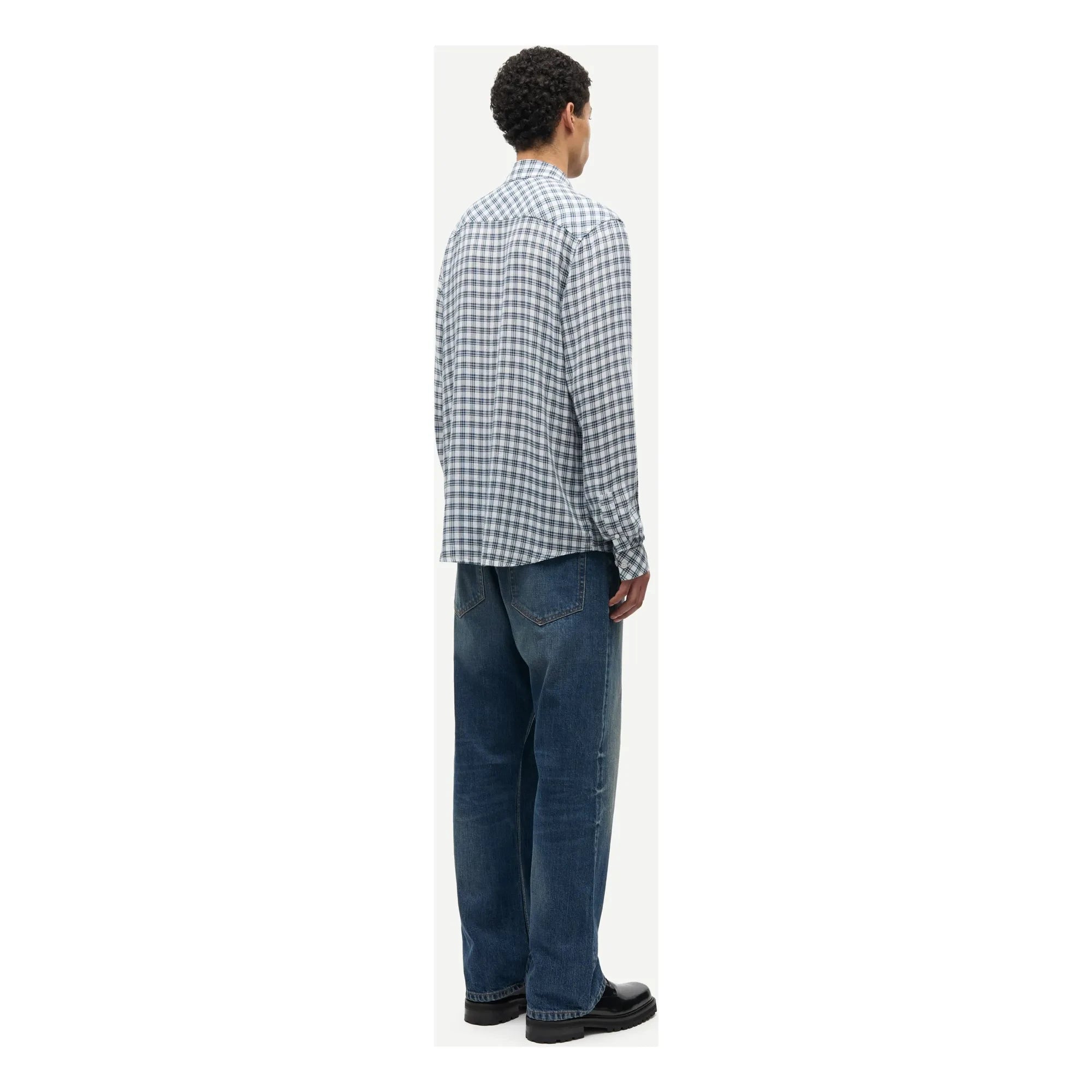 Samsoe Samsoe - Camisa Saryan J a cuadros | Azul claro