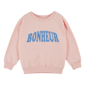 Emile et Ida - Sudadera de algodón orgánico Bonheur | Rosa