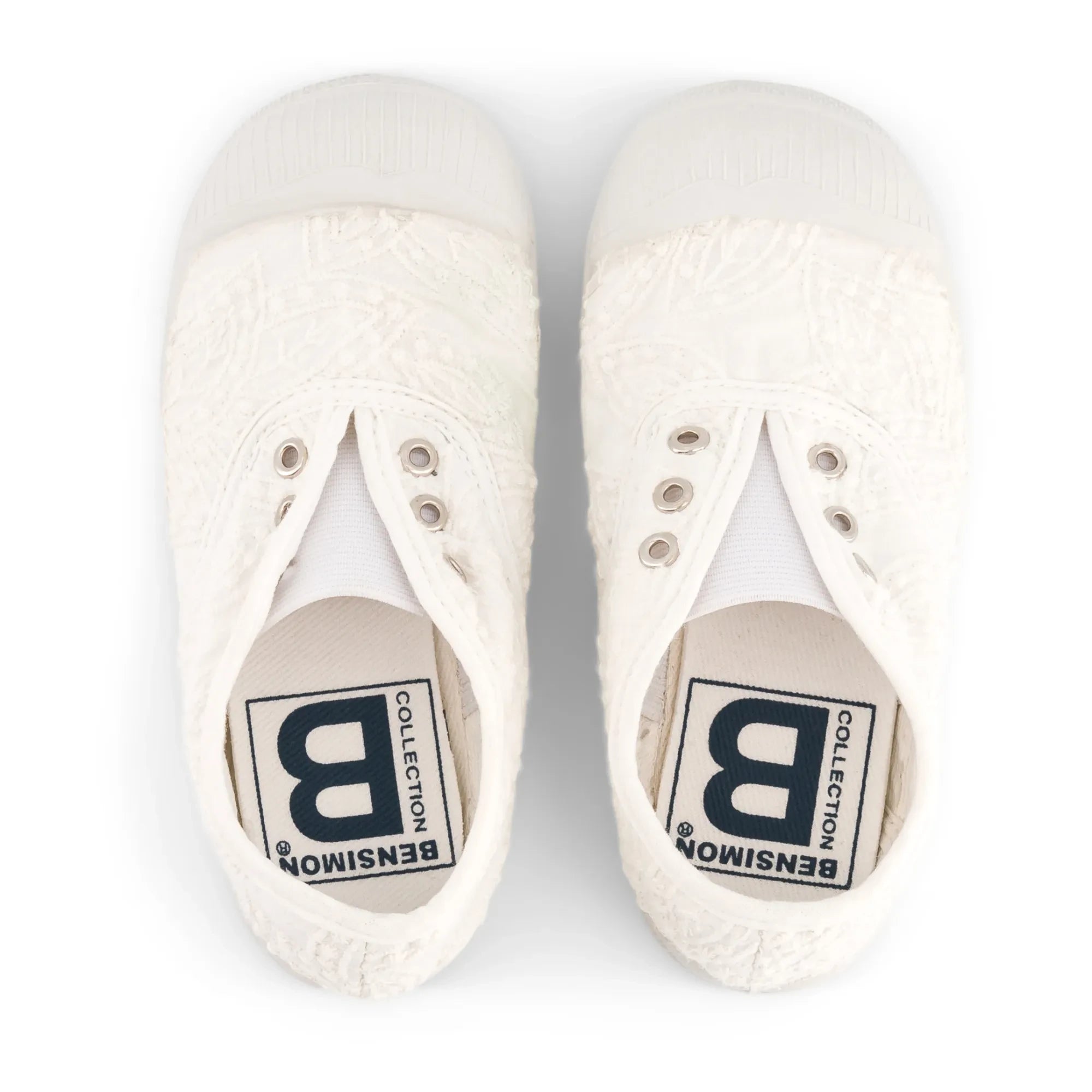 Bensimon - Tennis Elly Broderie Anglaise | Blanco