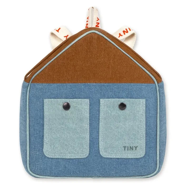 Tinycottons - Mochila hecha a mano | Azul