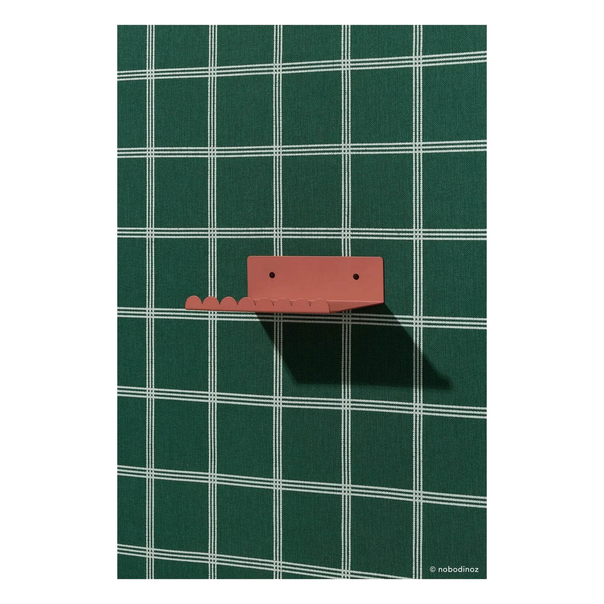 Nobodinoz - Estante de pared Vibes 20x16 cm | Terracota