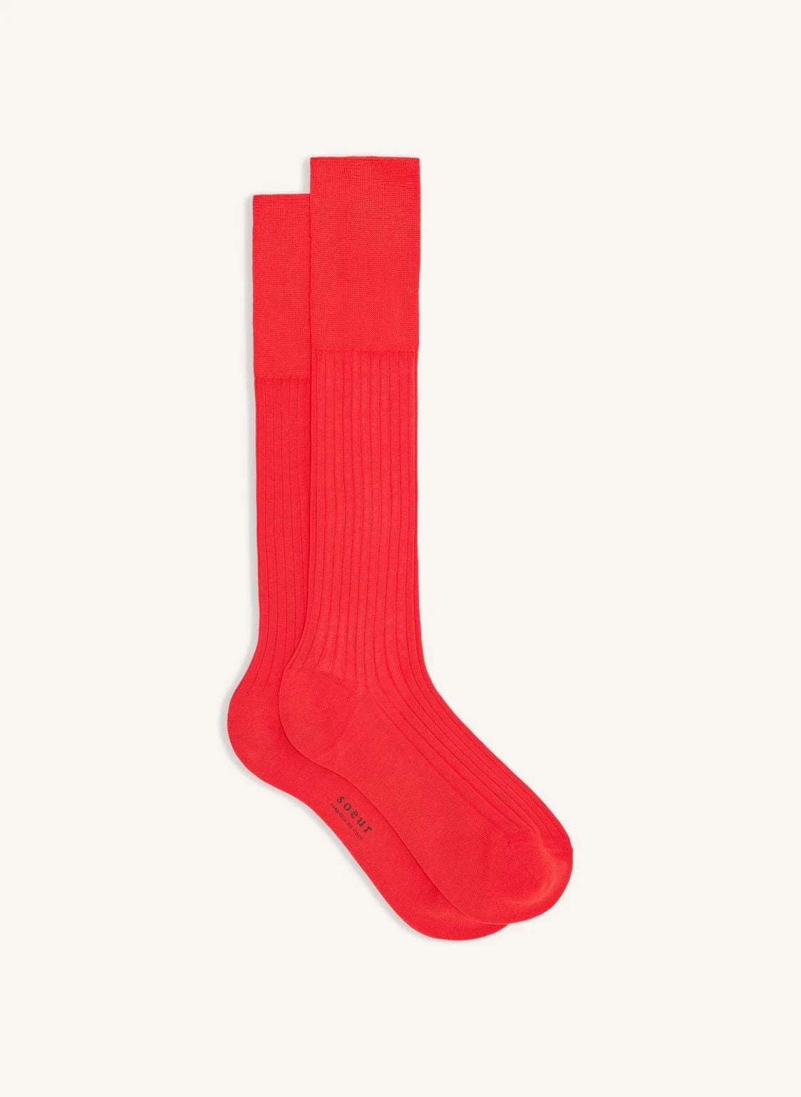Soeur - Calcetines de algodón para caminar | Rojo