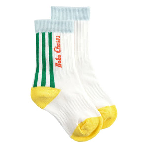 Bobo Choses - Set de 2 pares de calcetines de perro de algodón orgánico | Azul claro
