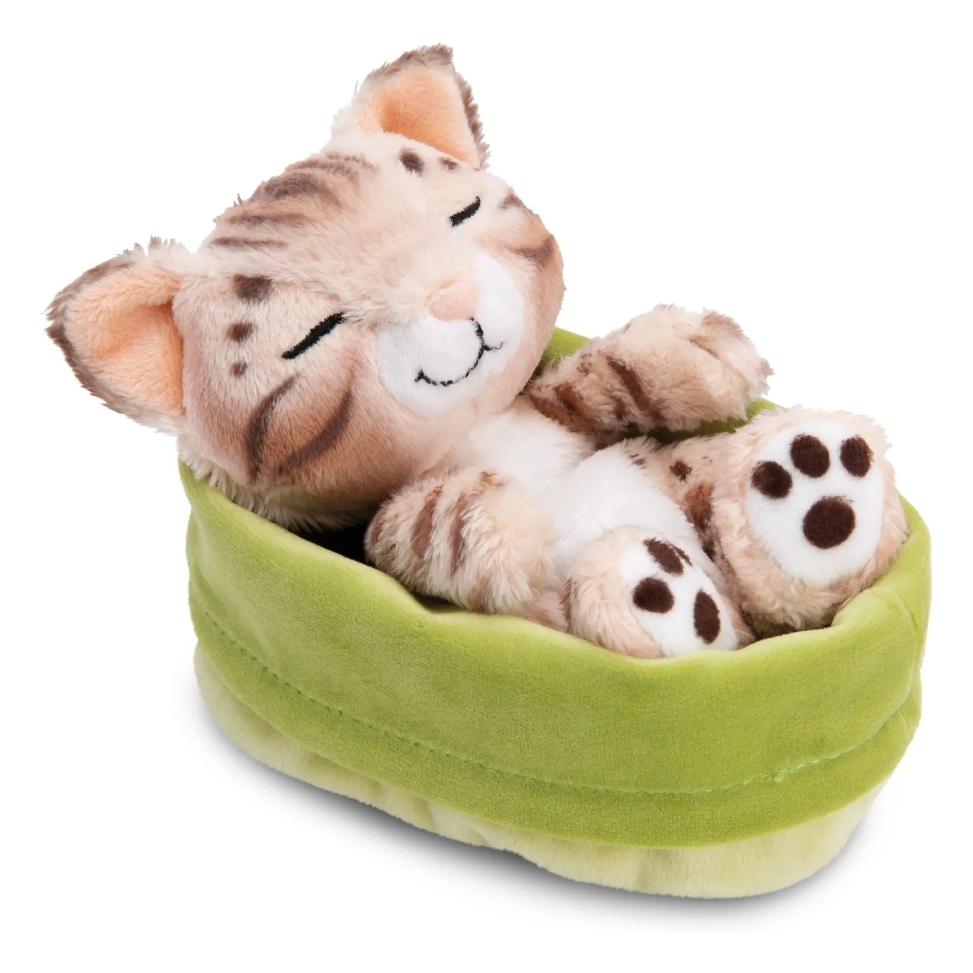 Nici - Peluche de gato bengalí - Sleeping Pets | Marrón claro