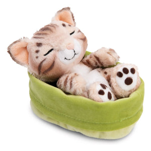 Nici - Peluche de gato bengalí - Sleeping Pets | Marrón claro