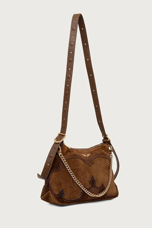 Bolso bandolera de ante para mujer JIM