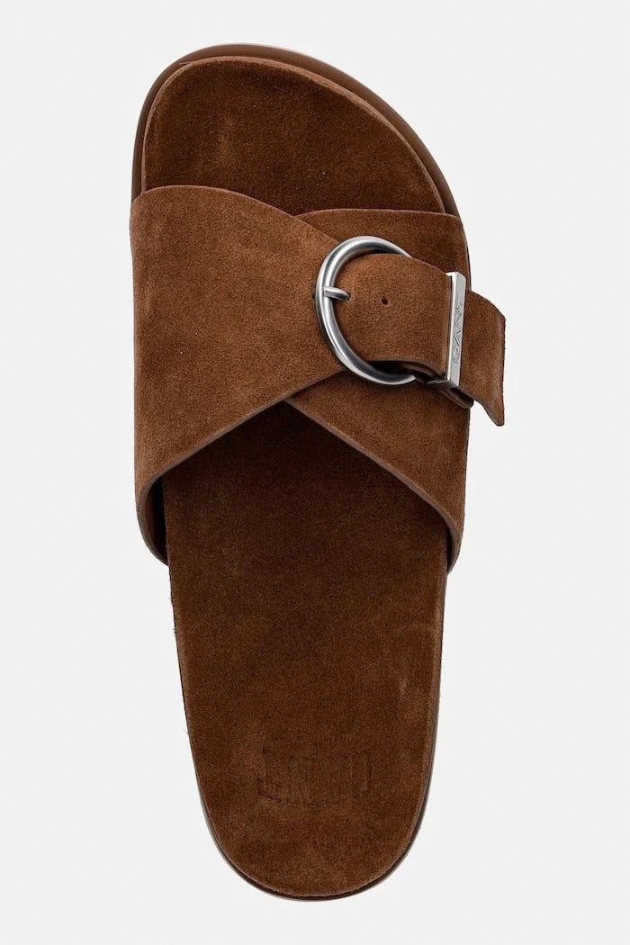 Zapatillas de mujer de ante con puntera abierta Mardale de Gant