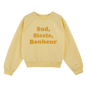 Emile et Ida - Sudadera mensaje de algodón orgánico | Mimosa