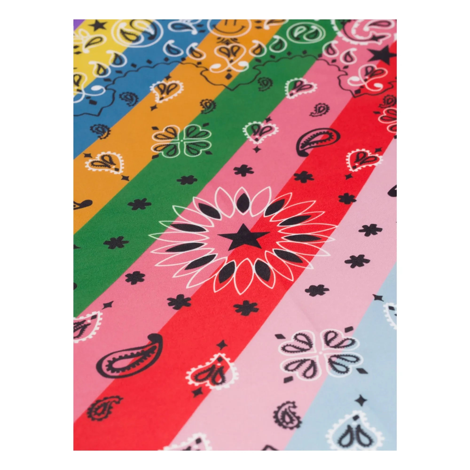 Llámame por tu nombre - Bandana Pequeña Seda Arcoíris | Azul