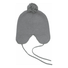 Holmm - Gorro de cachemira con pompón | Gris