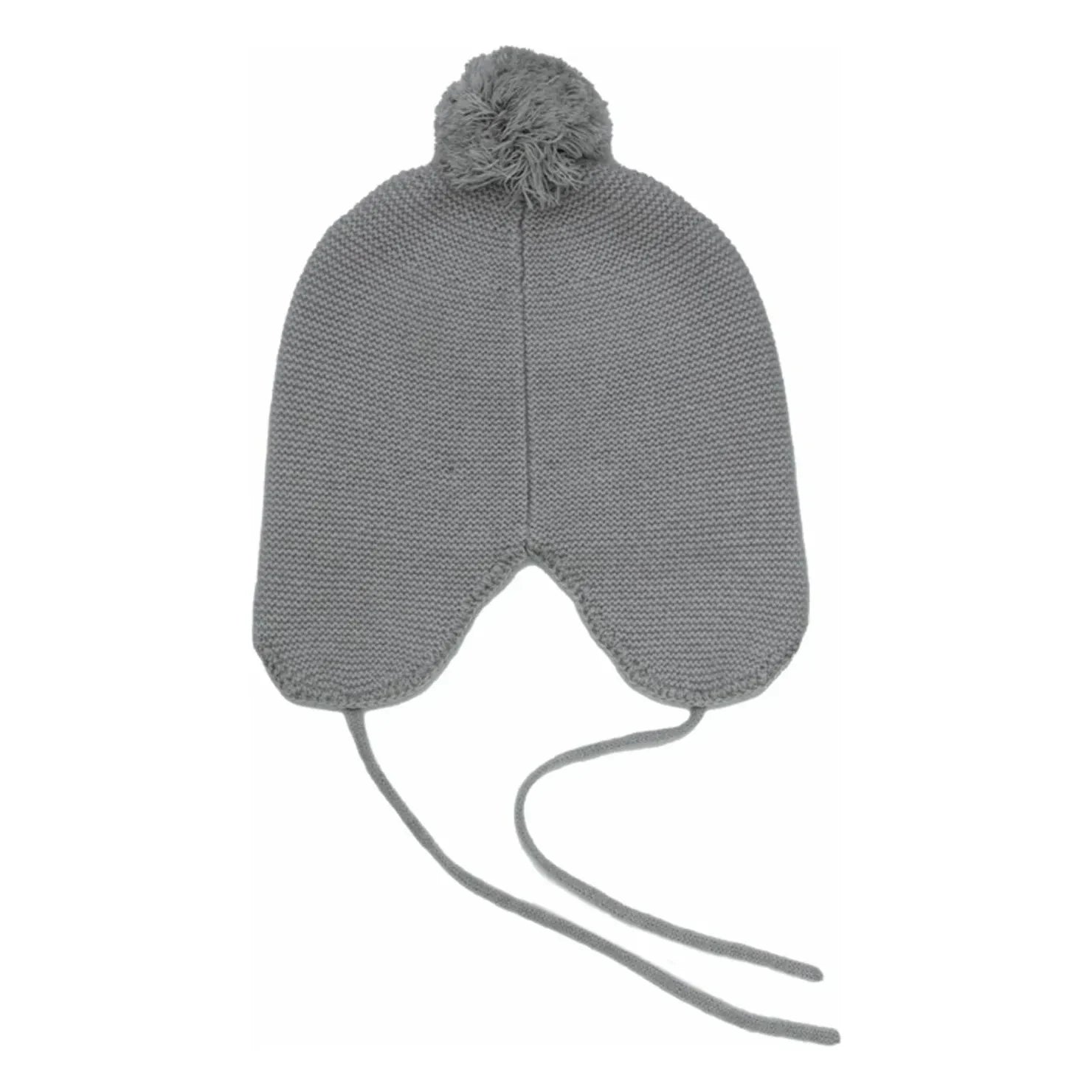 Holmm - Gorro de cachemira con pompón | Gris