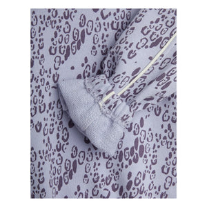 Mini Rodini - Sudadera de leopardo de algodón orgánico | Lila