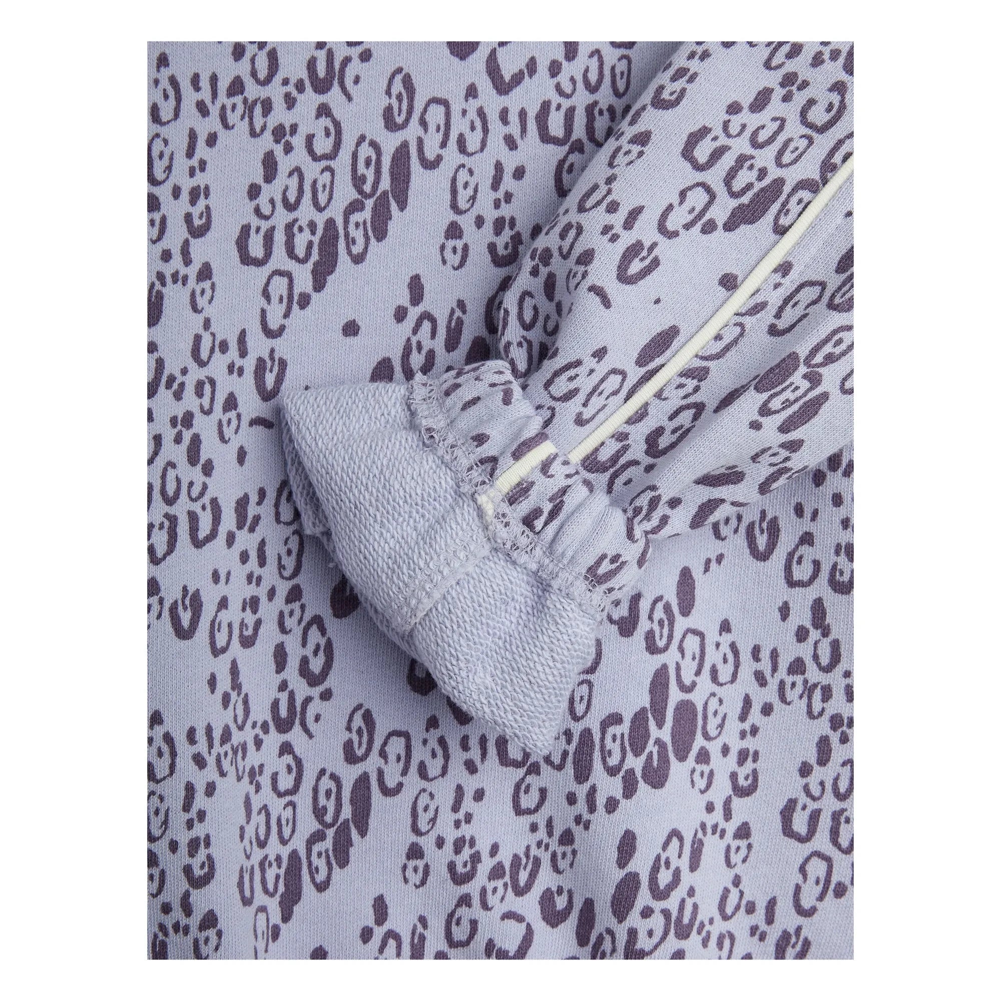 Mini Rodini - Sudadera de leopardo de algodón orgánico | Lila