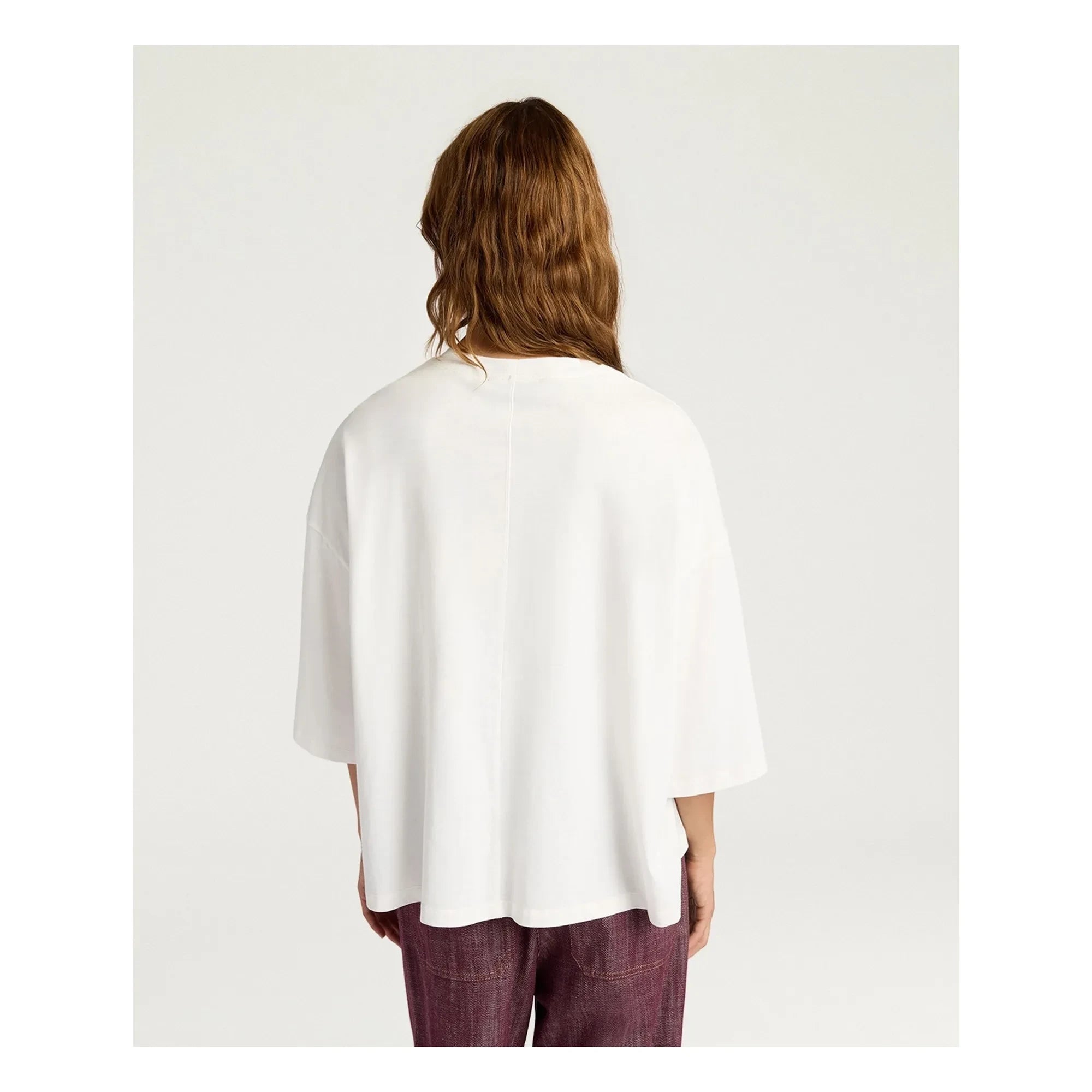 Momoni - Camiseta de algodón Journey | Blanco