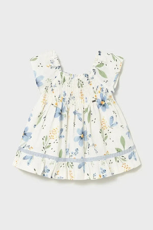 Vestido de algodón para niña Mayoral