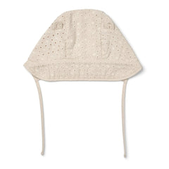 Liewood - Gorro de Algodón Orgánico Calado Rae | Beige