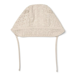 Liewood - Gorro de Algodón Orgánico Calado Rae | Beige