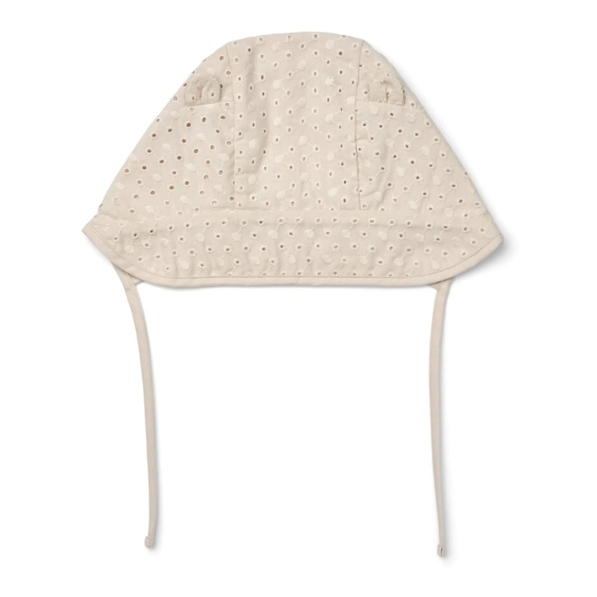 Liewood - Gorro de Algodón Orgánico Calado Rae | Beige