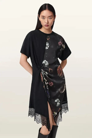 Vestido asimétrico de encaje LACE Lana de AllSaints