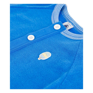 Petit Bateau - Pantalón corto mono de color liso | Azul real