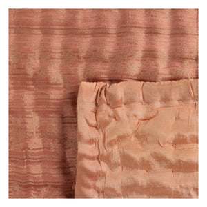 Le Monde Sauvage - Ritournelle fular de seda | Rosa empolvado