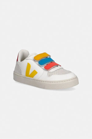 Zapatillas deportivas de cuero Veja Small V-10 para niños