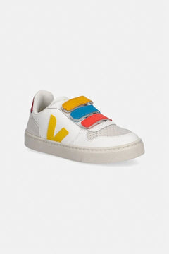 Zapatillas deportivas de cuero Veja Small V-10 para niños