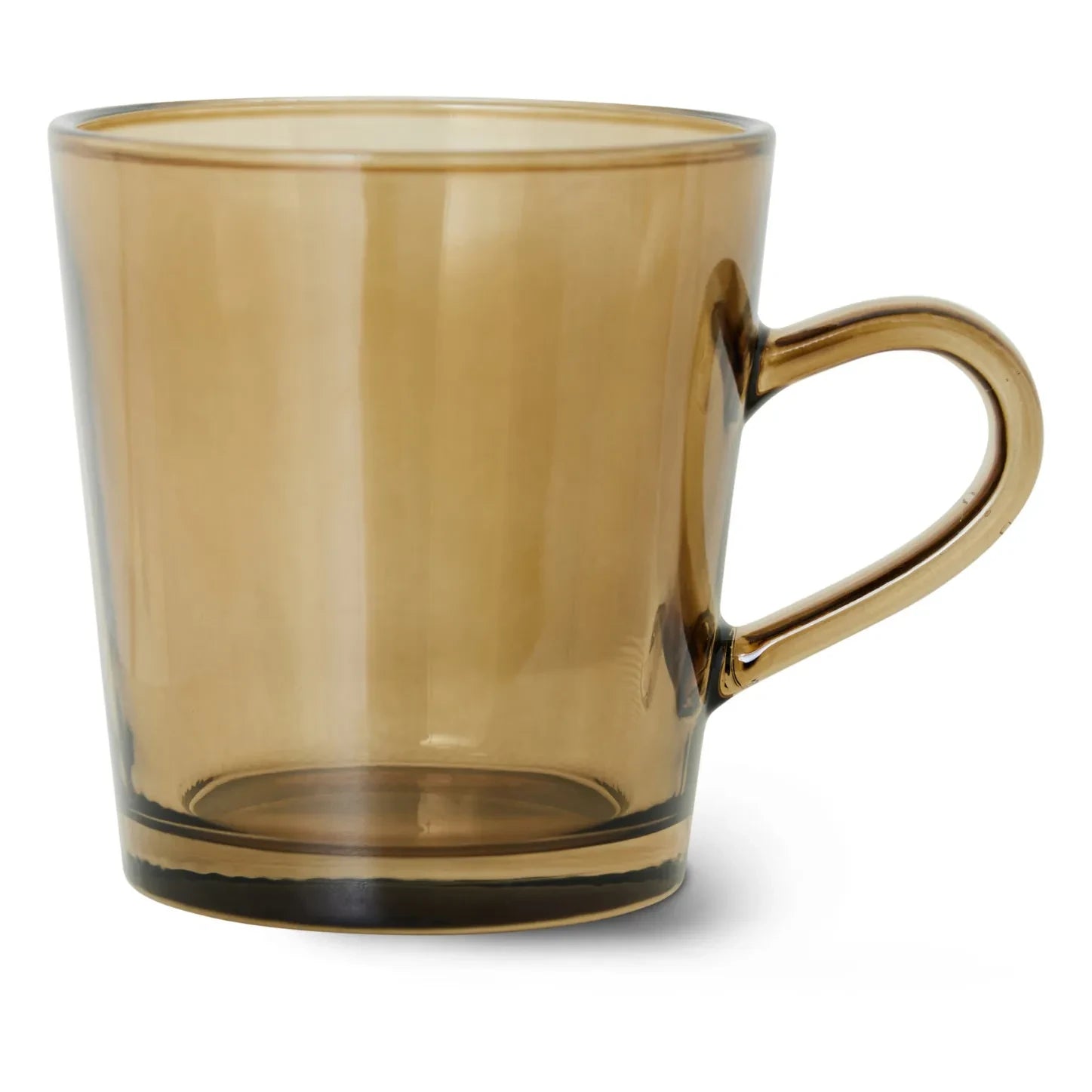 HKliving - Tazas de café de los 70 - Juego de 4 | Marrón