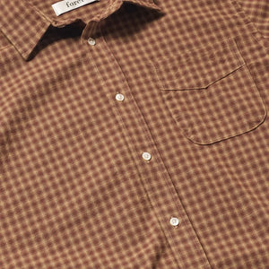 Forét - Camisa de Franela de Cuadros Ridge | Óxido
