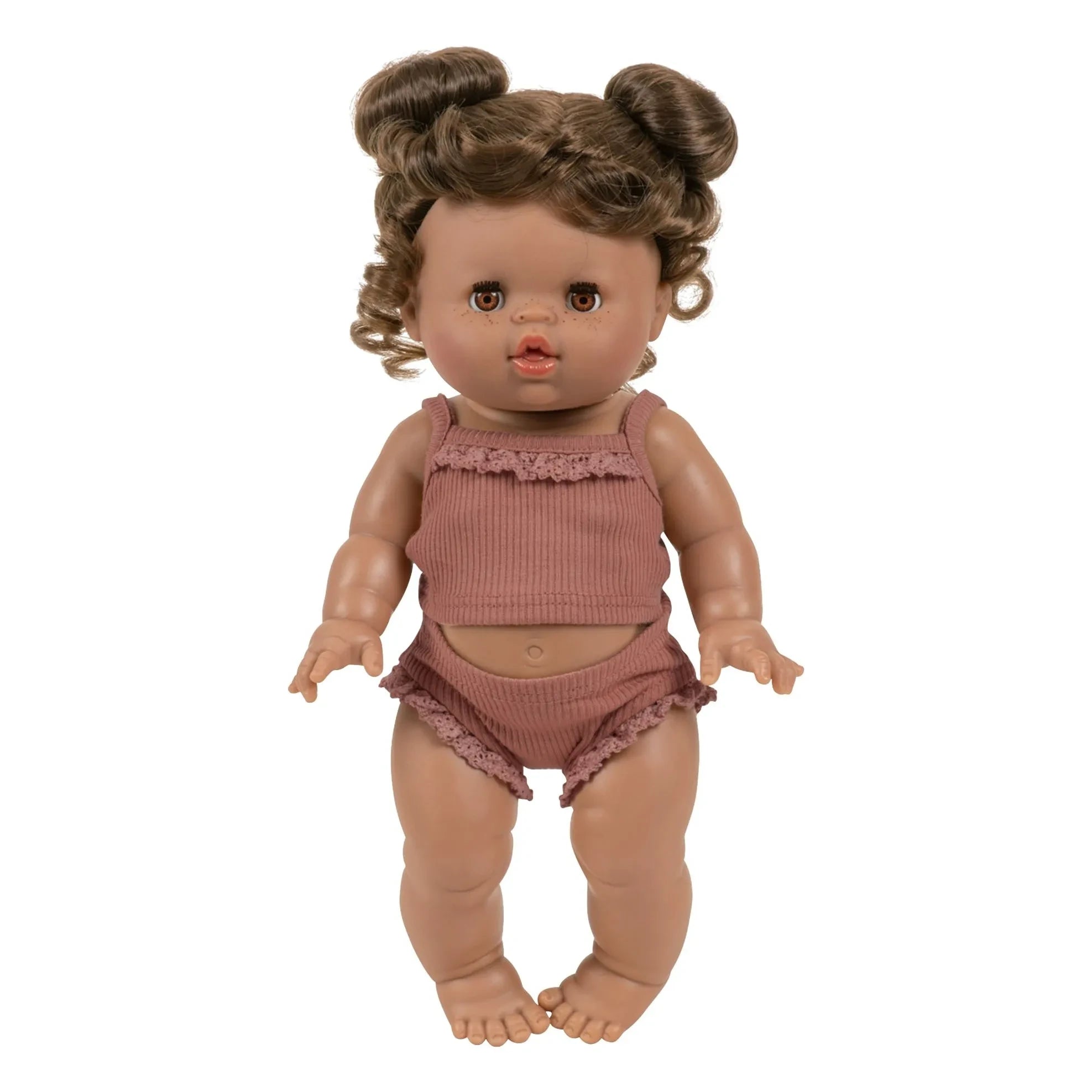 Minikane - Muñeca Madeleine de ojos soñolientos con conjunto de punto acanalado