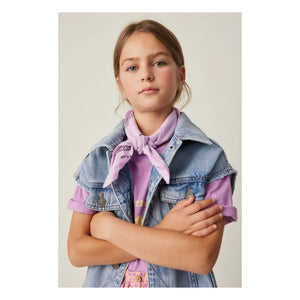 Tocoto Vintage - Chaleco vaquero sin mangas | Azul denim
