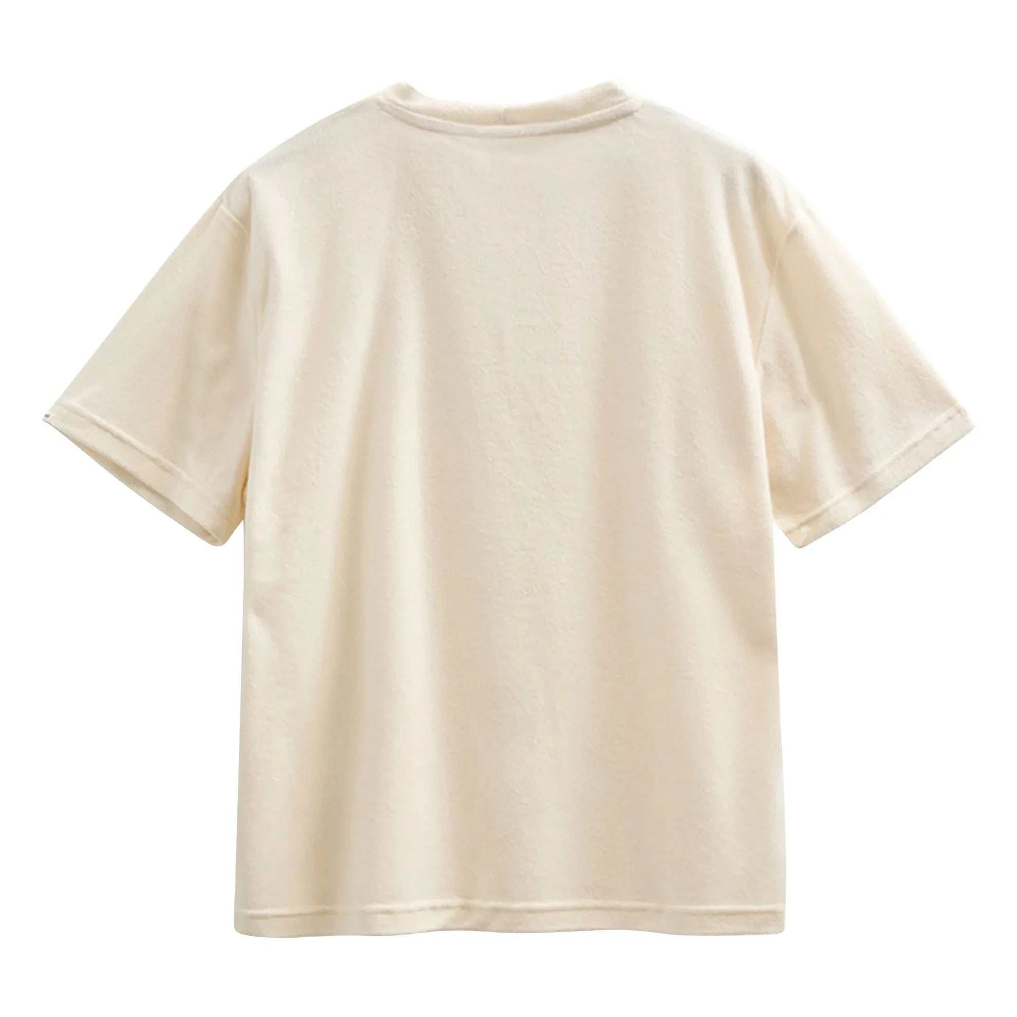 Anerkjendt - Camiseta de Felpa Akvillads | Beige