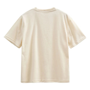 Anerkjendt - Camiseta de Felpa Akvillads | Beige