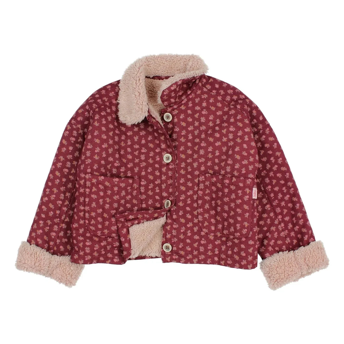 Búho - Chaqueta Cottage Fleuri | Burdeos