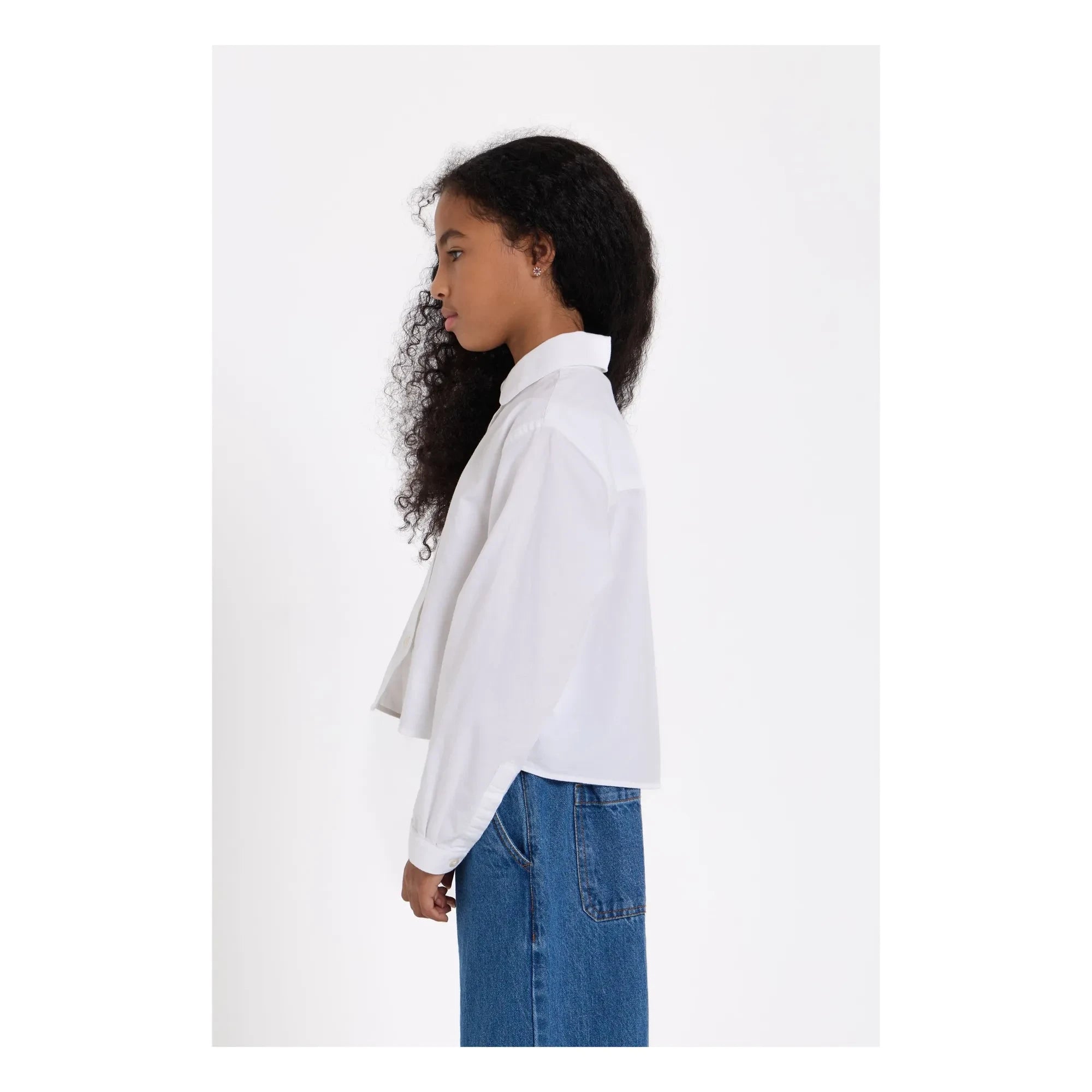 Smallable Kid - Camisa corta Clara | Blanco