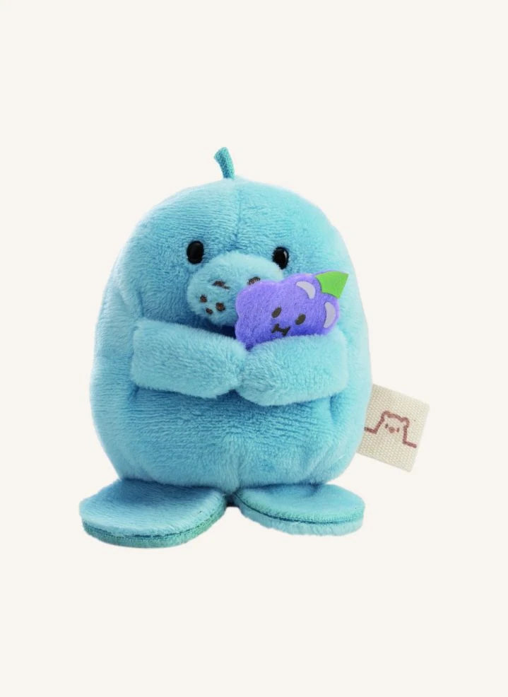 Nici - Peluche de la vaca marina Wilbur vestido de soda | Azul