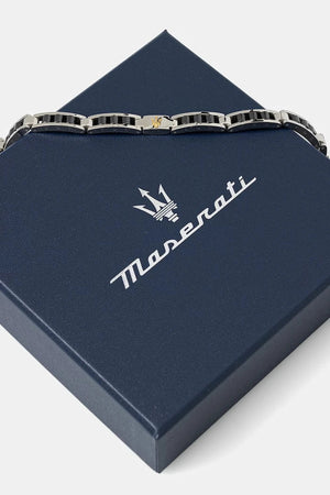 Pulsera de acero inoxidable con cerámica para hombre MASERATI