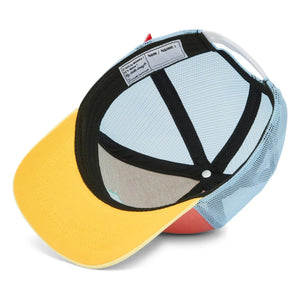 Hello Hossy - Gorra Trucker Mini de Algodón Orgánico con Visera Curva | Coral