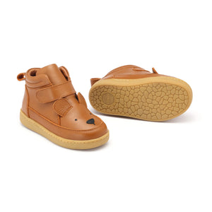 Donsje - Zapatillas deportivas con velcro Mika Bear | Cognac