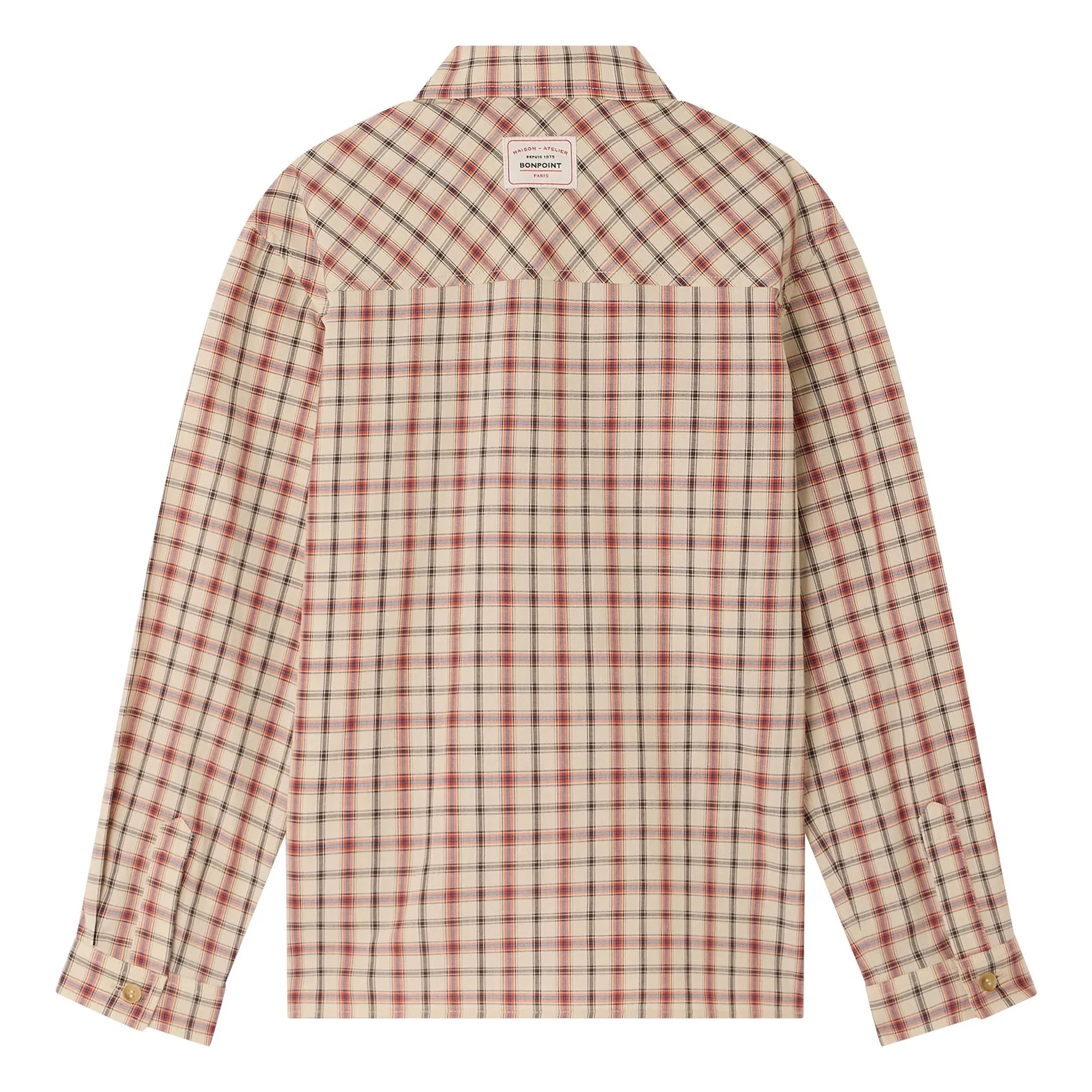 Bonpoint - Chemise Marceau Kareli Organik Pamuk | Bej