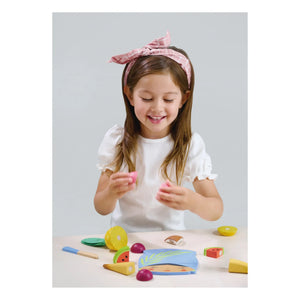 Tender Leaf Toys - Tabla para cortar fruta tropical