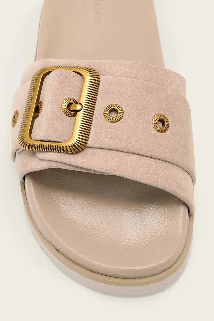 Pantufla de terciopelo AllSaints Ellie Western Sandal