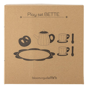 Bloomingville Mini - Juego de té Bette | Marrón