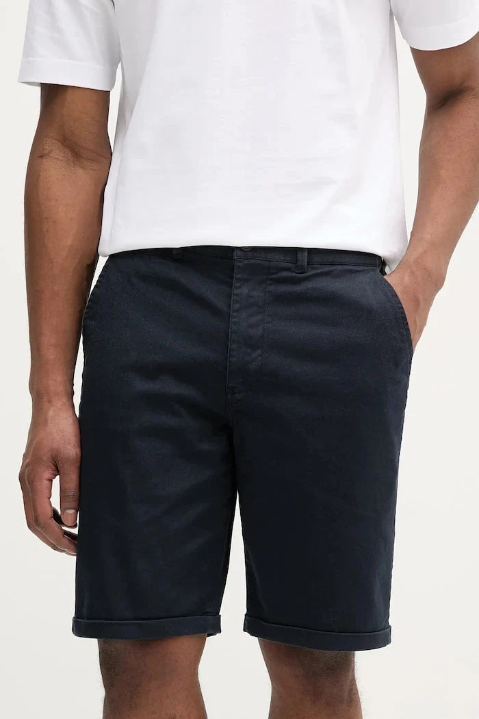 Bermudas Chino Barbour de Sarga Lavada